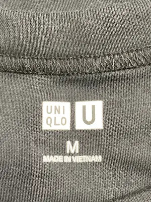 UNIQLO U/ユニクロユー/Tシャツ/カットソー/トップス/ブラック/M