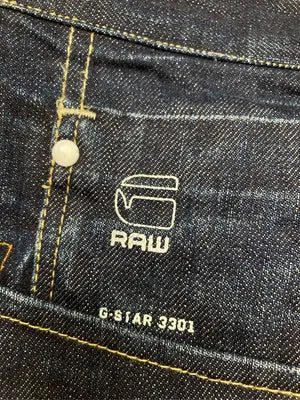RAW/ロゥ/デニムパンツ/パンツ/ネイビー/33