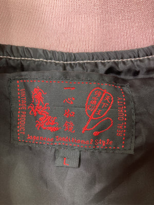 スカジャン/ジャケット/アウター/ピンク/L