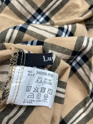 Lutique/ルティーク/シャツワンピース/ワンピース/ドレス/ベージュ/L