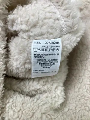 無印良品/ムジルシリョウヒン/マフラー/ファッション雑貨/ベージュ/20×100cm