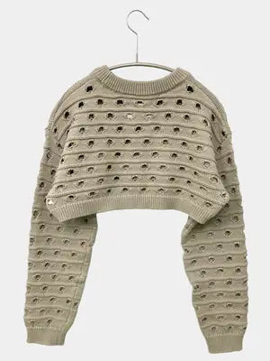 ZARA/ザラ/ニット/セーター/トップス/ベージュ/13-14