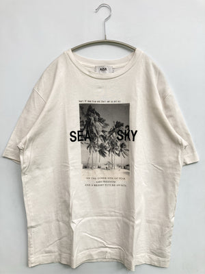 AZUL by MOUSSY/アズールバイマウジー/Tシャツ/カットソー/トップス/ホワイト/F