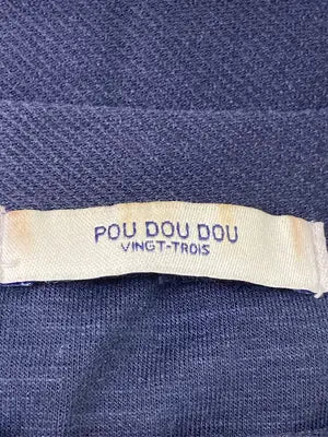 pou dou dou/プードゥドゥ/Tシャツ/カットソー/トップス/ネイビー/M