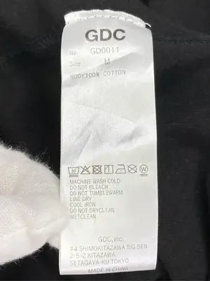 GDC/ジーディーシー/Tシャツ/カットソー/トップス/ブラック/M
