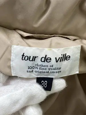 tour de ville/ダウンジャケット/コート/ジャケット/アウター/ベージュ/38