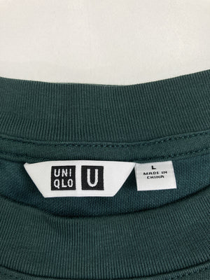 UNIQLO U/ユニクロユー/Tシャツ/カットソー/トップス/グリーン/L