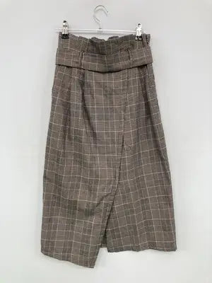 alicia PAGEBOY/アリシアページボーイ/ミモレ/半端丈スカート/スカート/グレー/M