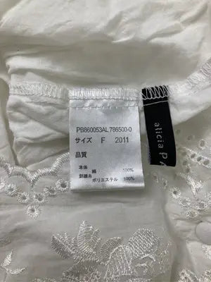 alicia PAGEBOY/アリシアページボーイ/Tシャツ/カットソー/トップス/ホワイト/F