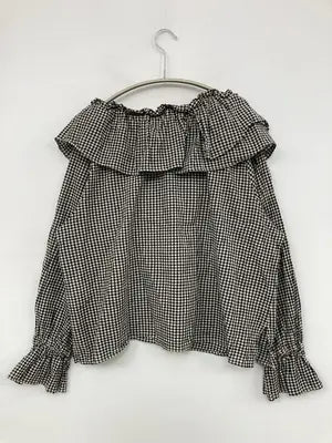 LOWRYS FARM/ローリーズファーム/シャツ/ブラウス/トップス/ブラック/F