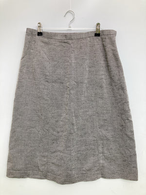 DELICE/デリス/ミモレ/半端丈スカート/スカート/グレー/15AB
