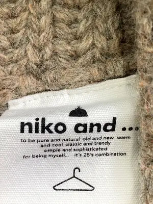 niko and .../ニコアンド/ベスト/トップス/ブラウン