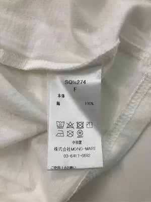 BASQUEmagenta/Tシャツ/カットソー/トップス/ホワイト/F