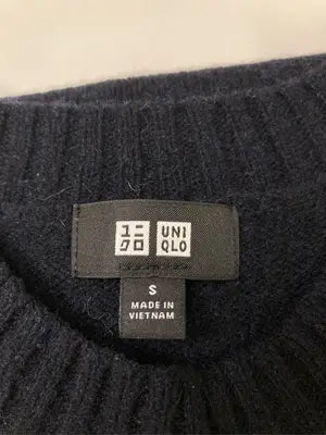 UNIQLO/ユニクロ/ニット/セーター/トップス/ブラック/S