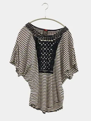 DOUBLE STANDARD CLOTHING/ダブルスタンダードクロージング/Tシャツ/カットソー/トップス/ブラック