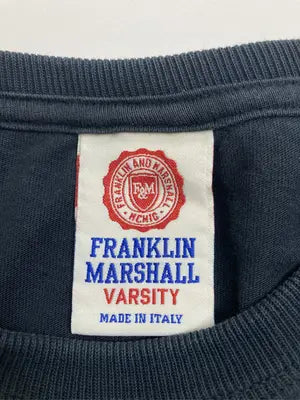FRANKLIN MARSHALL/フランクリンマーシャル/Tシャツ/カットソー/トップス/ブラック/XS