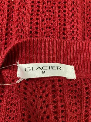 GLACIER/グラシア/カーディガン/ボレロ/トップス/レッド/M