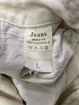 JEANS/ジーンズ/デニムパンツ/パンツ/アイボリー/L