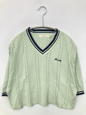 MOUSSY/マウジー/ニット/セーター/トップス/ライトグリーン/F