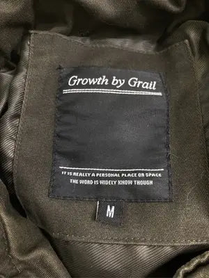Growth by grail/グロースバイグレイル/ミリタリージャケット/ジャケット/アウター/カーキ/M