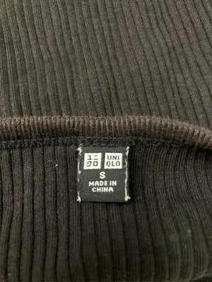 UNIQLO/ユニクロ/Tシャツ/カットソー/トップス/ブラック/S