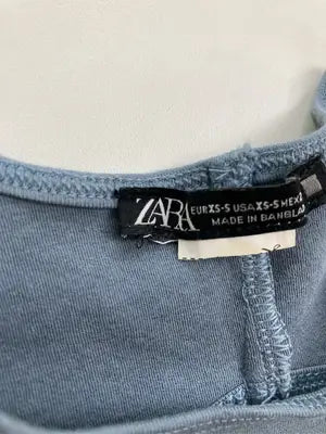 ZARA/ザラ/Tシャツ/カットソー/トップス/グレー/EUR XS-S