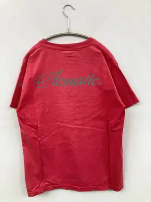 acoustic/Tシャツ/カットソー/トップス/レッド/M