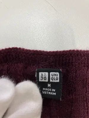 UNIQLO/ユニクロ/ニット/セーター/トップス/レッド/M
