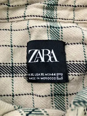 ZARA/ザラ/シャツ/ブラウス/トップス/ベージュ/USA XL