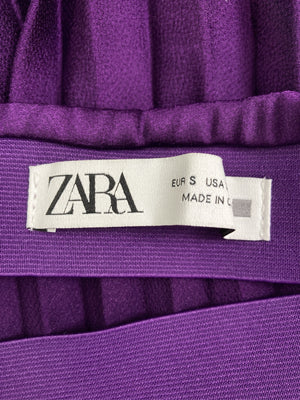ZARA/ザラ/ロングスカート/スカート/パープル/EUR S/USA S/MEX 26