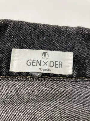 gen x der/デニムジャケット/ジャケット/アウター/ブラック/XL