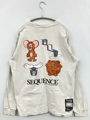 Sqnc/Tシャツ/カットソー/トップス/ホワイト/M