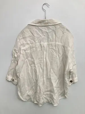 ZARA/ザラ/シャツ/ブラウス/トップス/ホワイト/S