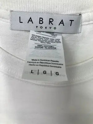 LABRAT TOKYO/Tシャツ/カットソー/トップス/ホワイト/L