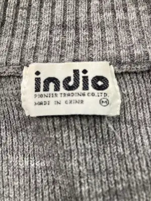 indio/インディオ/カーディガン/ボレロ/トップス/グレー/M