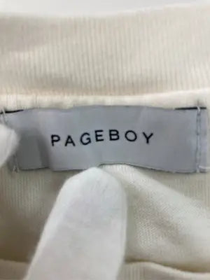 PAGEBOY/ページボーイ/Tシャツ/カットソー/トップス/アイボリー/F