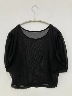 Tシャツ/カットソー/トップス/ブラック