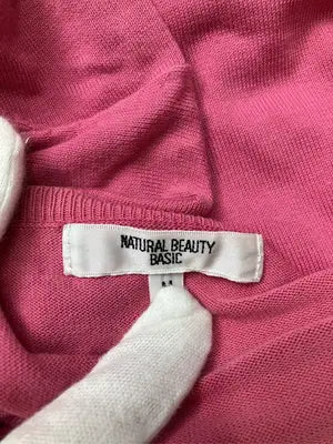 NATURAL BEAUTY BASIC/ナチュラルビューティーベーシック/ニット/セーター/トップス/ピンク/M