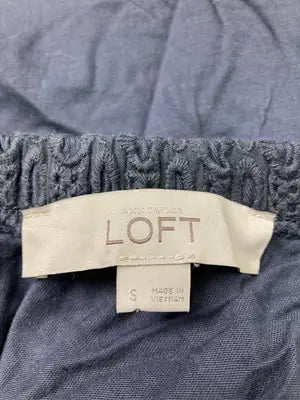 LOFT/ノースリーブ/トップス/ネイビー/S