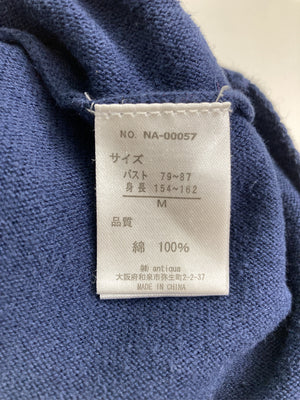 ANTIQUA/アンティカ/ニット/セーター/トップス/ネイビー/M