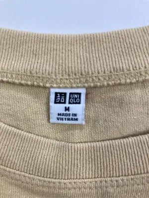 UNIQLO/ユニクロ/Tシャツ/カットソー/トップス/ベージュ/M