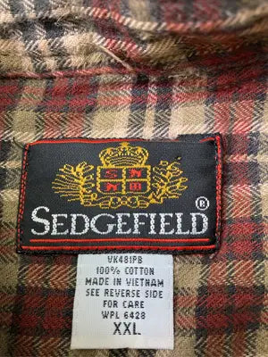 SEDGEFIELD/セッジフィールド/シャツ/ブラウス/トップス/ブラウン/XXL