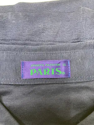 PARIS/パリ/ポロシャツ/トップス/ブルー/LL