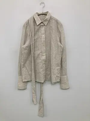ZARA/ザラ/シャツ/ブラウス/トップス/ベージュ/EUR M