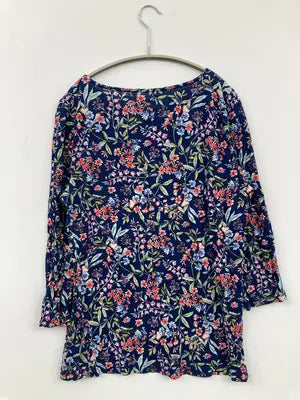 TALBOTS/タルボッツ/Tシャツ/カットソー/トップス/ネイビー/L