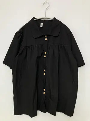 Fashion/ファッション/シャツ/ブラウス/トップス/ブラック/XXL