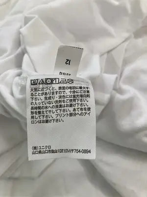 UNIQLO/ユニクロ/Tシャツ/カットソー/トップス/ホワイト/L