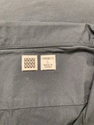 UNIQLO U/ユニクロユー/シャツ/ブラウス/トップス/ブラック/L