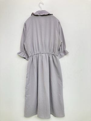 SHEENA　DEL　RAY/シーナデルレイ/ワンピース/ワンピース/ドレス/グレー/M バスト79～87　身長154～162