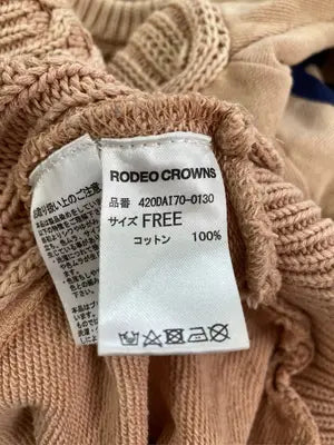RODEO CROWNS/ロデオクラウンズ/ニット/セーター/トップス/ベージュ/FREE